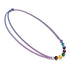 Rainbow Chakra | 7 Gemstone Chain Necklace | Unicorn Silver